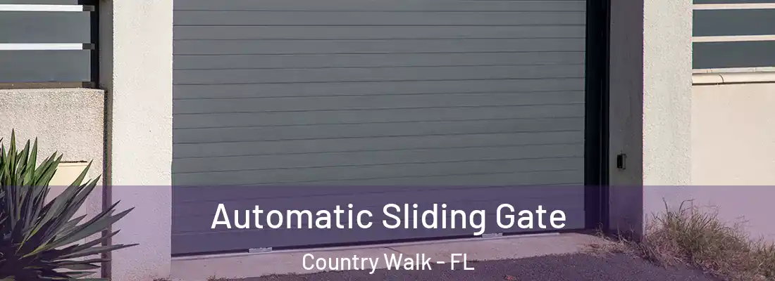 Automatic Sliding Gate Country Walk - FL