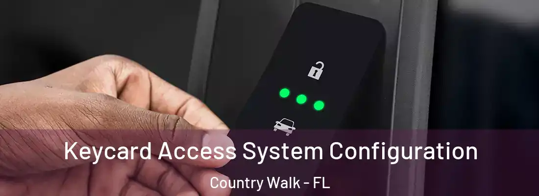  Keycard Access System Configuration Country Walk - FL