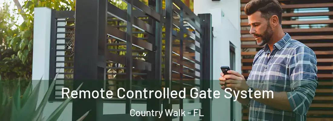 Remote Controlled Gate System Country Walk - FL
