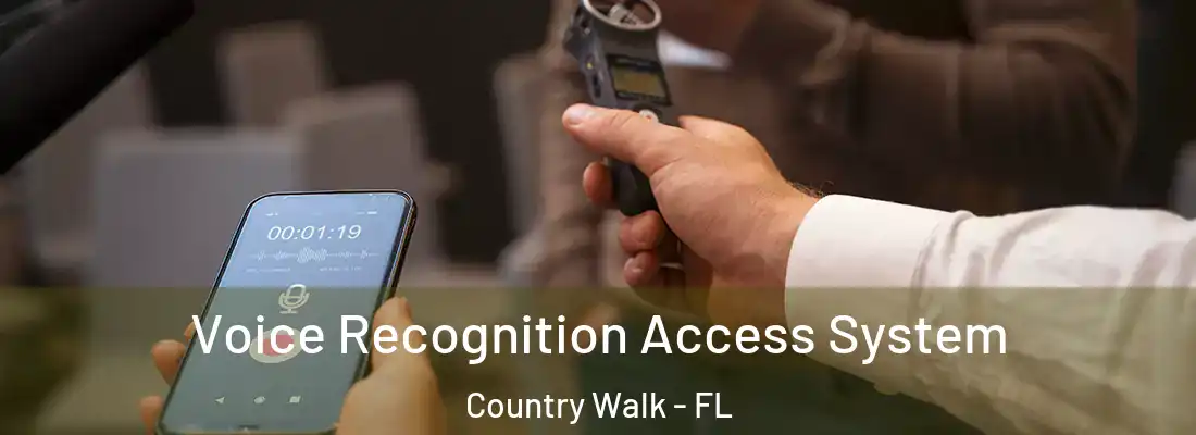 Voice Recognition Access System Country Walk - FL